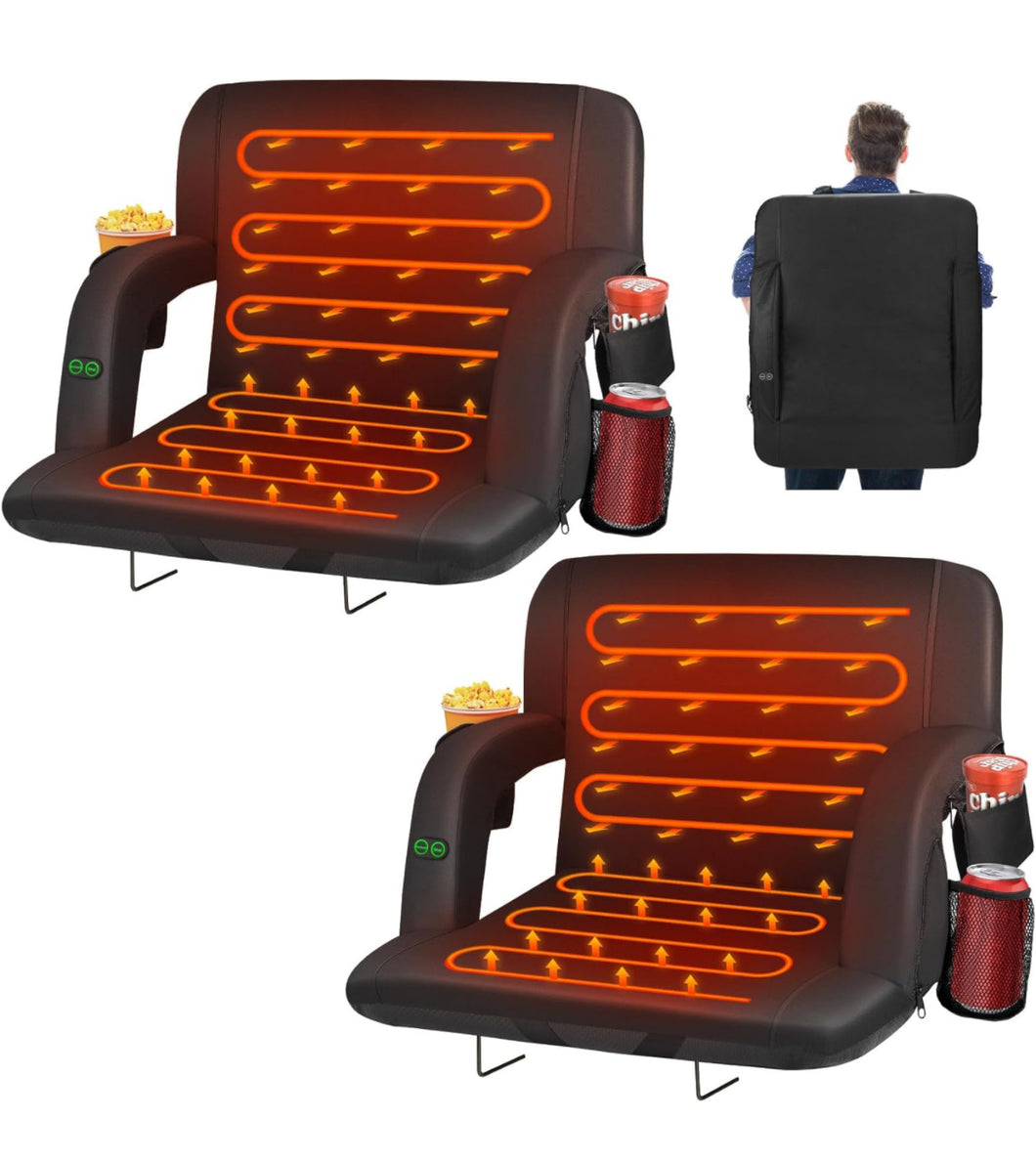 Set of 2 Heated Stadium Seats #2024-278